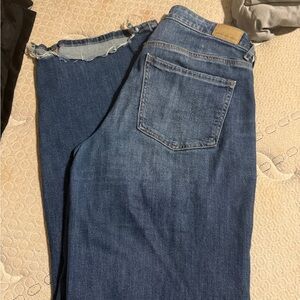 American Eagle Dark Blue Stretch Denim Jeans
